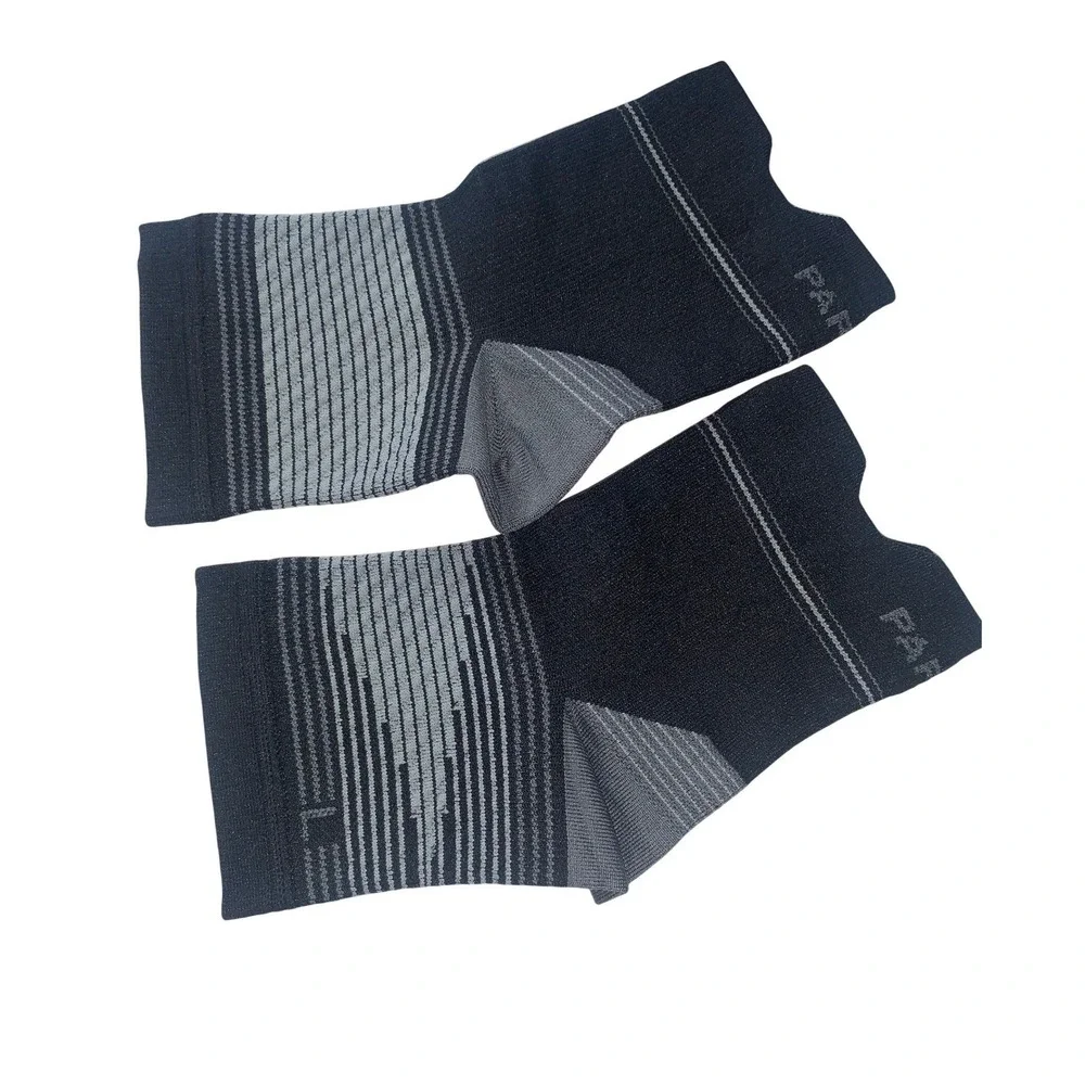 PAPLUS Compression Foot Sleeves 6 Pairs Black XL Plantar Fasciitis Arch‎ Support